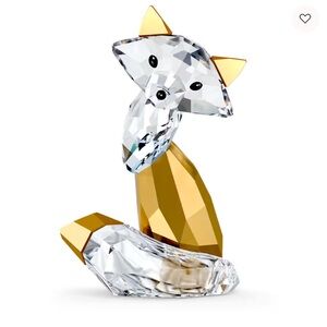 NIB Swarovski Holiday Magic Fox Symbol Of Wisdom Crystal Figurine #5644113